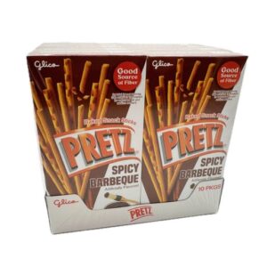Glico Pretz Spicy BBQ Snack Sticks 1.09oz 10ct